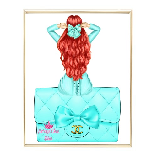 Aqua Glam Fashion Girl Set19 Wh Bg-