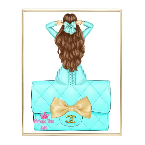 Aqua Glam Fashion Girl Set21 Wh Bg-