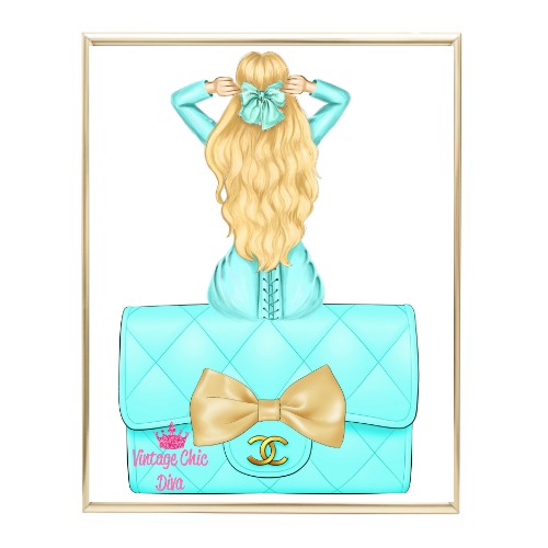 Aqua Glam Fashion Girl Set23 Wh Bg-