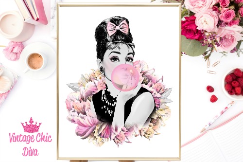Audrey Floral Clear White Background-