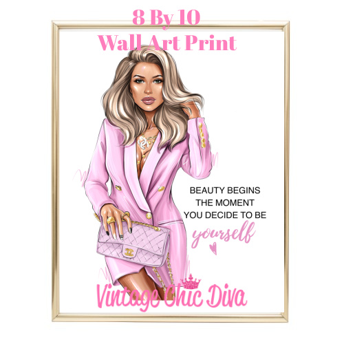 Beauty Quote Fashion Girl3-