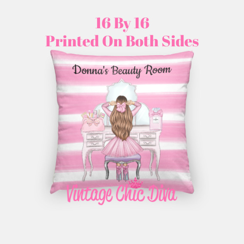 Beauty Room Girl15 Pillow Case-