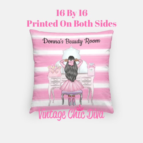 Beauty Room Girl16 Pillow Case-