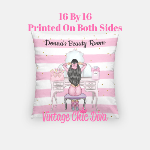 Beauty Room Girl17 Pillow Case-