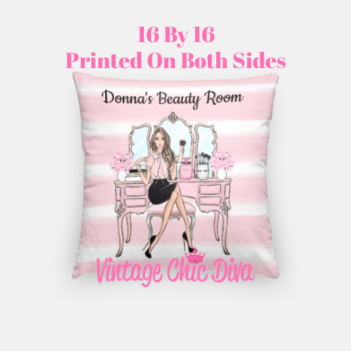 Beauty Room Girl7 Pillow Case-