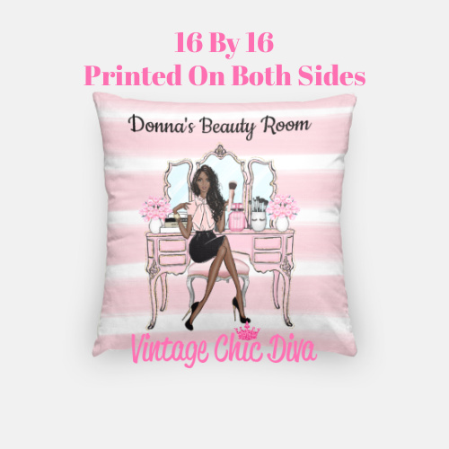 Beauty Room Girl8 Pillow Case-