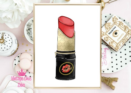 Betsey Johnson Lipstick Purse White Background-