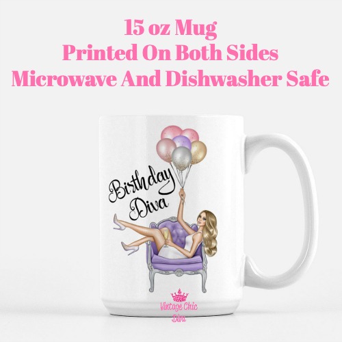 Birthday Diva2 Coffee Mug-
