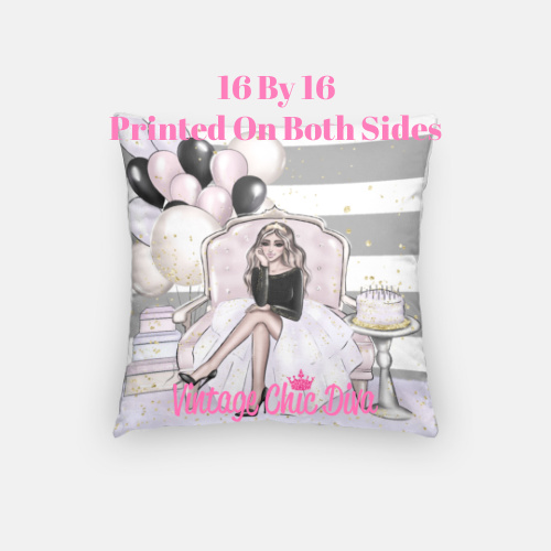 Birthday Princess2 Pillow Case-