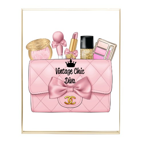 Blush Glam Chanel Handbag32 Wh Bg-