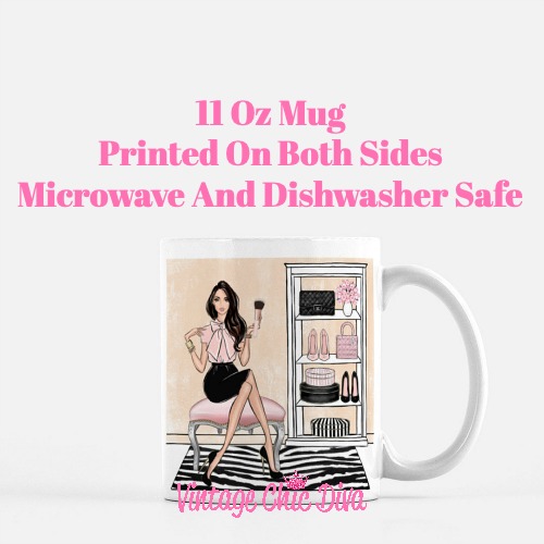 Blush Makeup Girl Vanity13 Coffee Mug-
