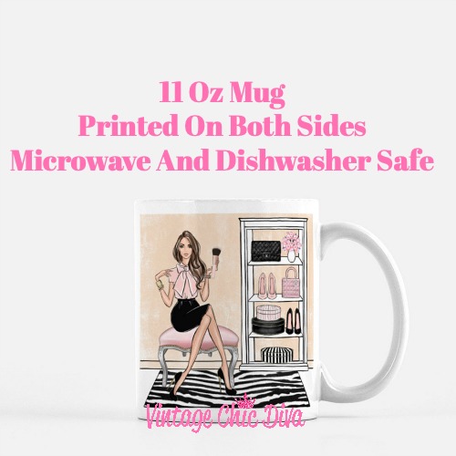 Blush Makeup Girl Vanity15 Coffee Mug-