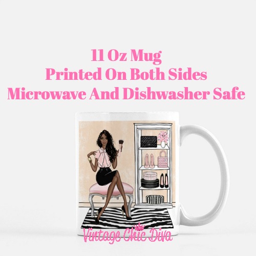 Blush Makeup Girl Vanity16 Coffee Mug-