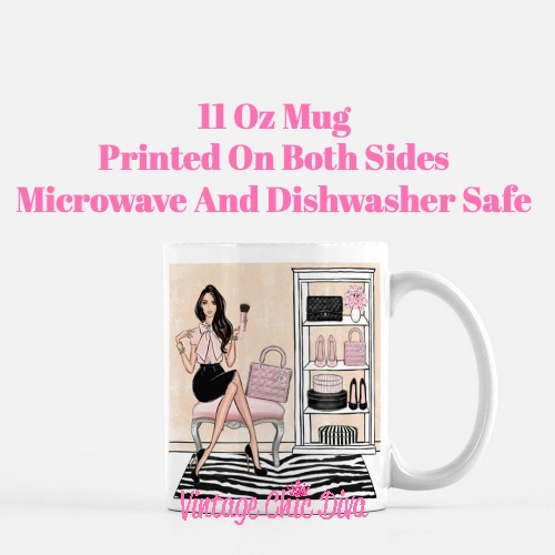 Blush Makeup Girl Vanity17 Coffee Mug-