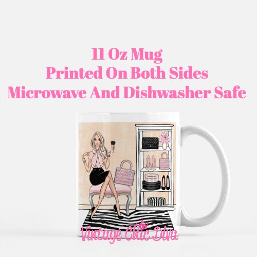 Blush Makeup Girl Vanity18 Coffee Mug-