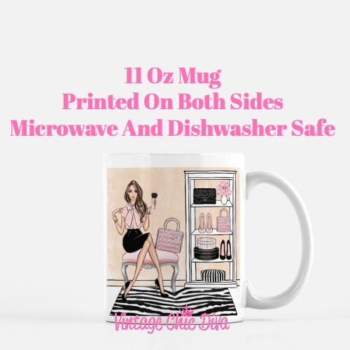 Blush Makeup Girl Vanity19 Coffee Mug-