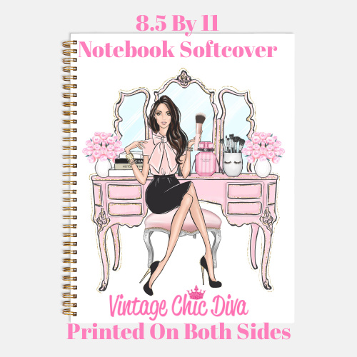 Blush Makeup Girl Vanity1 Notebook-
