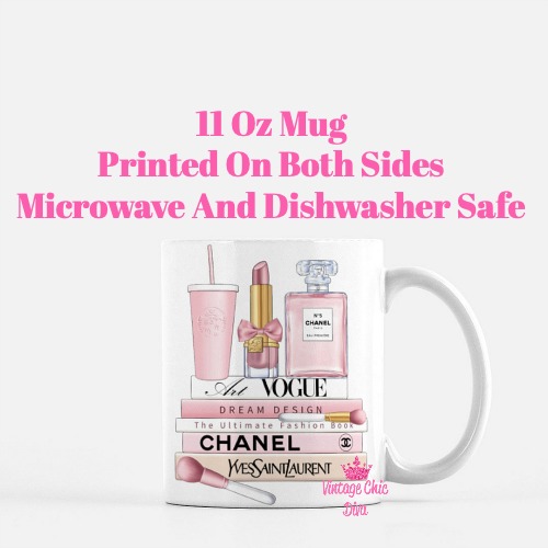 Blush Pink Chanel Starbucks Set16 Coffee Mug-