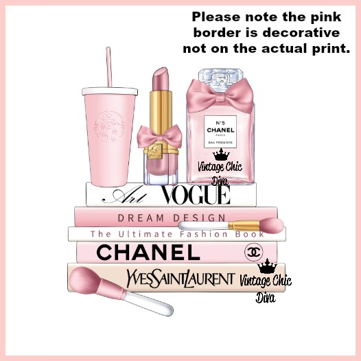 Blush Pink Chanel Starbucks Set17 Wh Bg-
