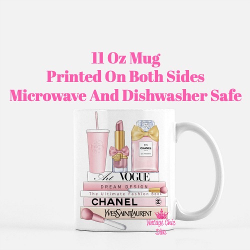 Blush Pink Chanel Starbucks Set18 Coffee Mug-