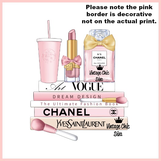 Blush Pink Chanel Starbucks Set18 Wh Bg-