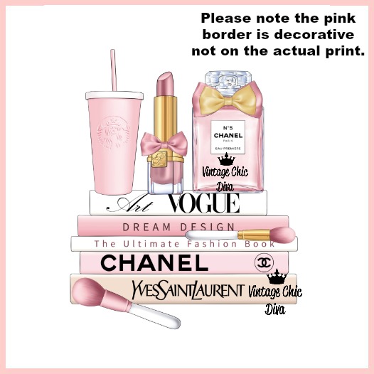 Blush Pink Chanel Starbucks Set19 Wh Bg-