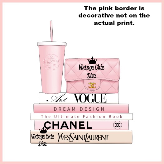 Blush Pink Chanel Starbucks Set1 Wh Bg-