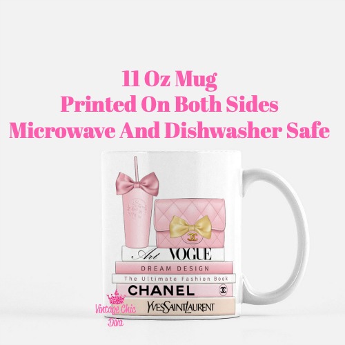 Blush Pink Chanel Starbucks Set23 Coffee Mug-
