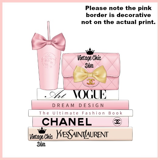 Blush Pink Chanel Starbucks Set23 Wh Bg-