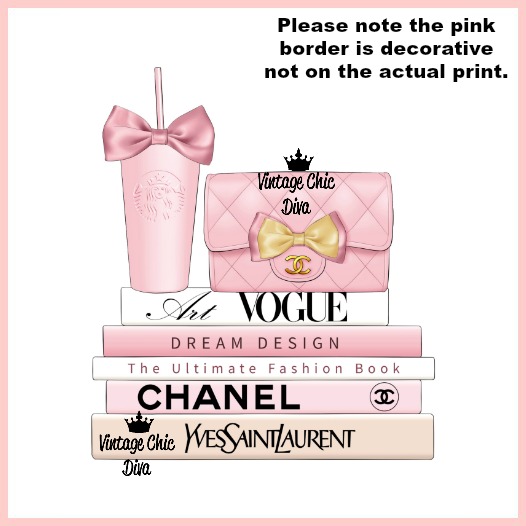 Blush Pink Chanel Starbucks Set24 Wh Bg-