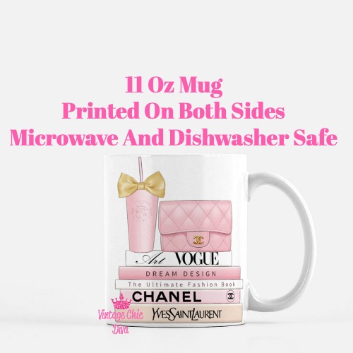 Blush Pink Chanel Starbucks Set26 Coffee Mug-