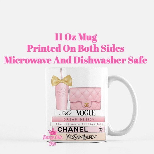 Blush Pink Chanel Starbucks Set26 Coffee Mug-