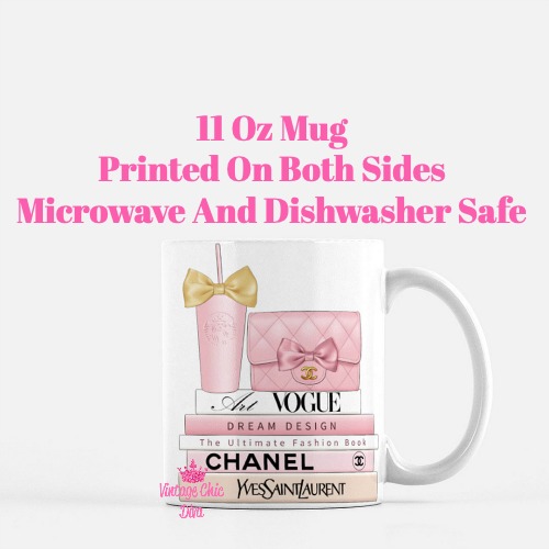 Blush Pink Chanel Starbucks Set27 Coffee Mug-