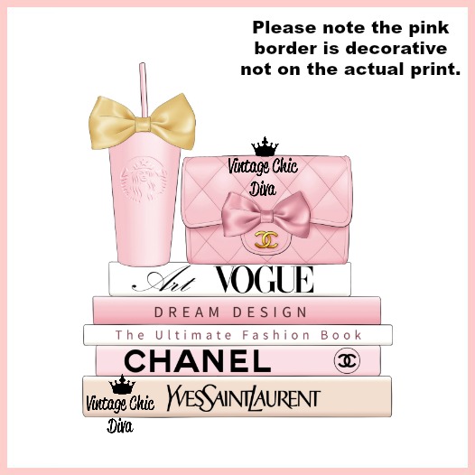 Blush Pink Chanel Starbucks Set27 Wh Bg-