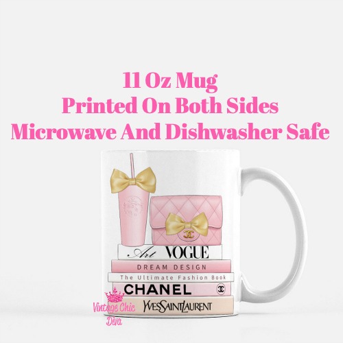 Blush Pink Chanel Starbucks Set28 Coffee Mug-