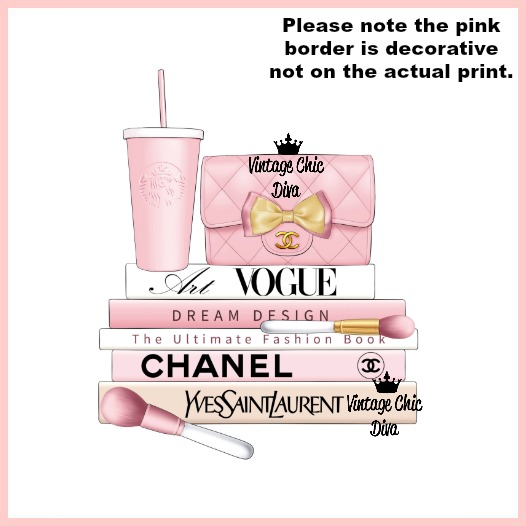 Blush Pink Chanel Starbucks Set9 Wh Bg-
