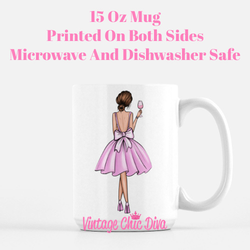 Bow Dress Girl1 Coffee Mug-