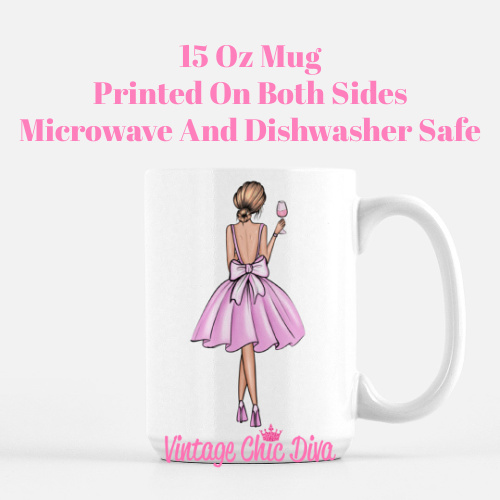 Bow Dress Girl2 Coffee Mug-