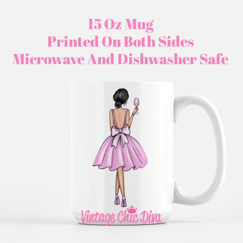 Bow Dress Girl3 Coffee Mug-
