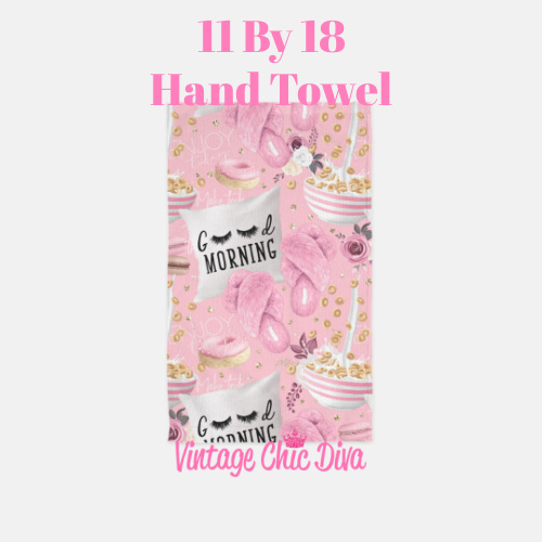 Breakfast Girl12 Hand Towel-