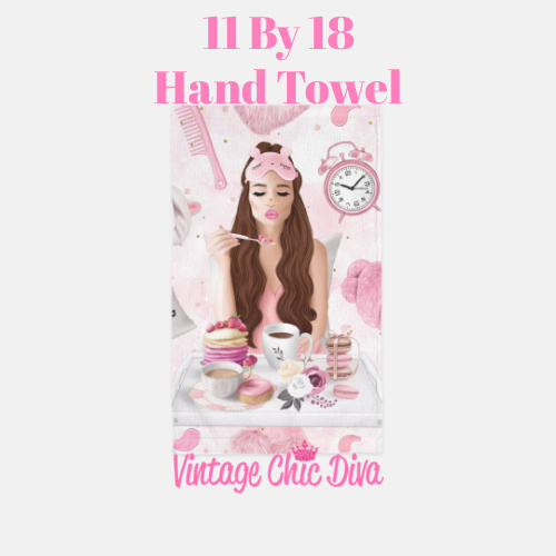 Breakfast Girl4 Hand Towel-