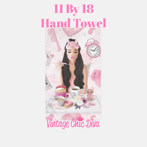 Breakfast Girl5 Hand Towel-