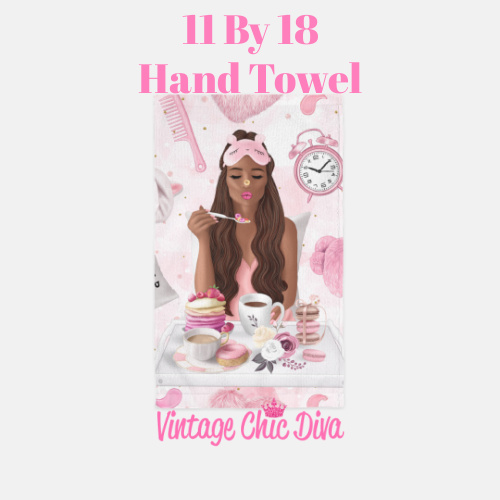 Breakfast Girl6 Hand Towel-