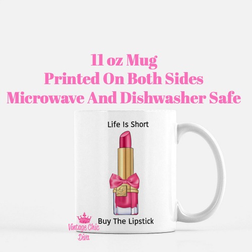 Buy The Lipstick Hot Pink2 Coffee Mug-