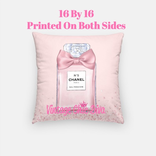 Chanel Blush Perfume2 Pillow Case-