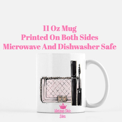 Chanel Pink Black Set9 Coffee Mug-