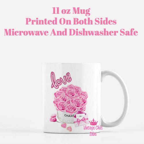 Chanel Valentine Set1 Coffee Mug-