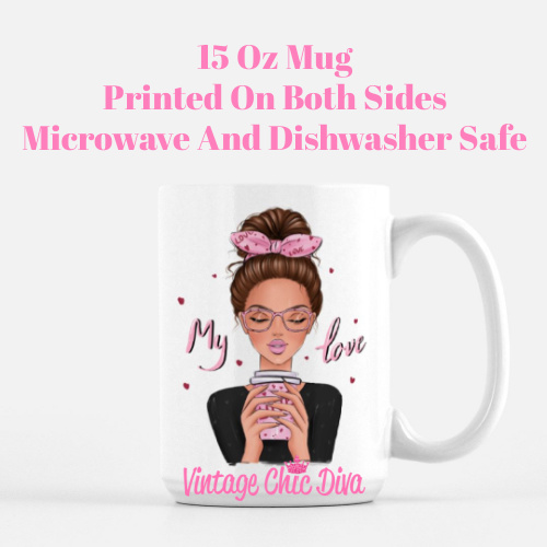 Coffee Girl Love1 Coffee Mug-