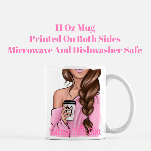 Coffee Girl Pink2 Coffee Mug-