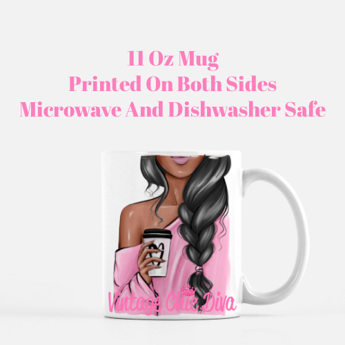 Coffee Girl Pink4 Coffee Mug-